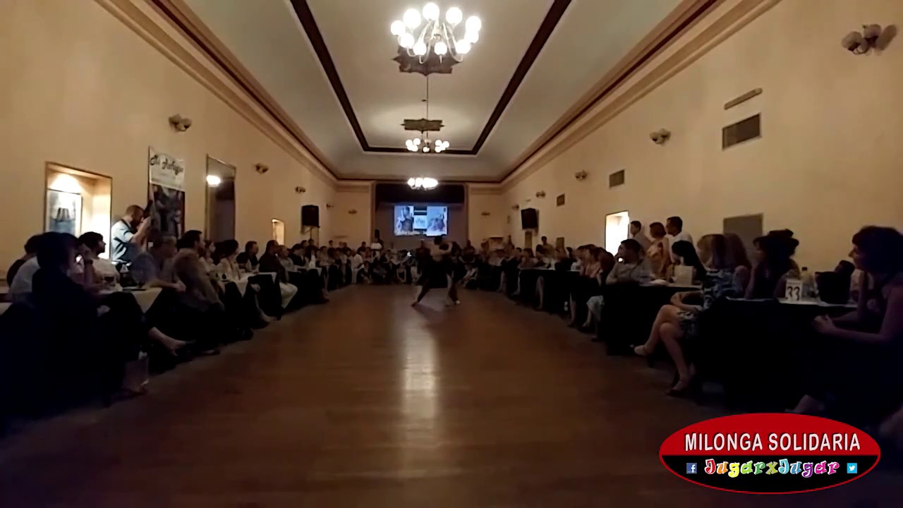 Virginia Cutillo y José Halfon en Milonga Solidaria JugarxJugar
