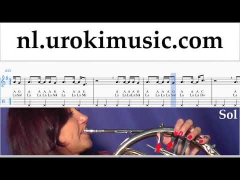 Hoornles Nicky Jam ft. Will Smith - Live It Up Muzieknoten Cursus um-ih374