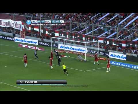 Gol Parra. Independiente 1 Douglas Haig 0. B Nacional. Fecha 18. Fútbol Para Todos.