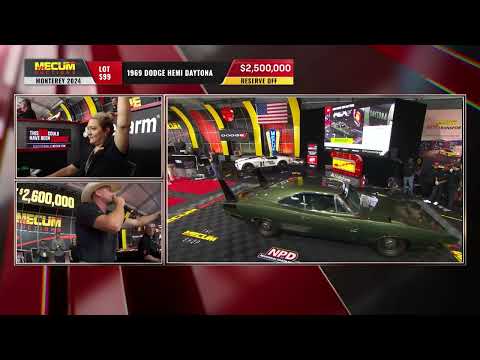 SOLD for $3.3 Million // 1969 Dodge Hemi Daytona