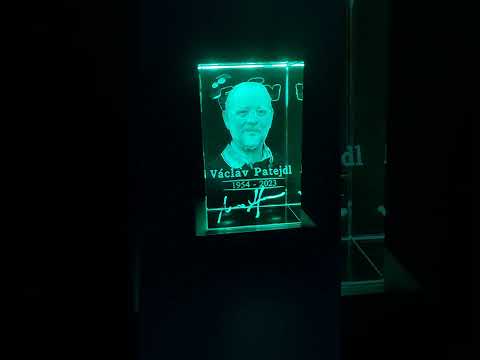 Vaso Patejdl - 3D real face in crystal