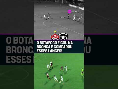O VITÓRIA MARCOU SEU GOL DE PÊNALTI, E O BOTAFOGO PEDIU PÊNALTI NESSE LANCE #shorts