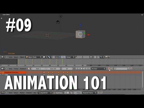 Blender 2.6 Tutorial 09 - Animation 101