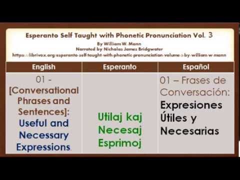 Esperanto Self Taught Vol 3 Secc 1,