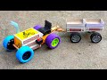 DIY Matchbox Tractor With Trolley Tutorial At Home Tractorvideo MatchboxRaj