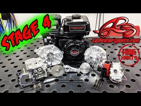 Predator 212 Stage 4 Engine Build ~ 22HP Go Kart / Mini Bike Engine