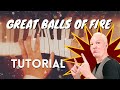 Great Balls Of Fire Jerry Lee Lewis Piano Tutorial For The Central Lick