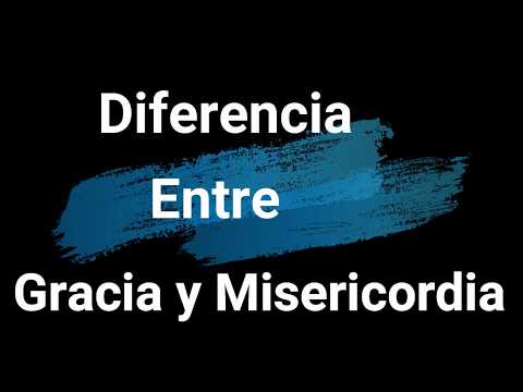 Diferencia entre "Gracia" y "Misericordia".(Jesús de Medina)