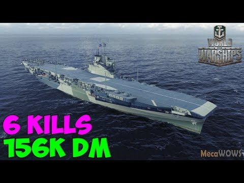 World of WarShips | Indomitable | 6 KILLS | 156K Damage - Replay Gameplay 4K 60 fps