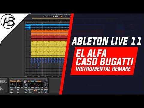 Video El Alfa - Caso Bugatti Instrumental en Ableton Live 11 de Amaury Brigante