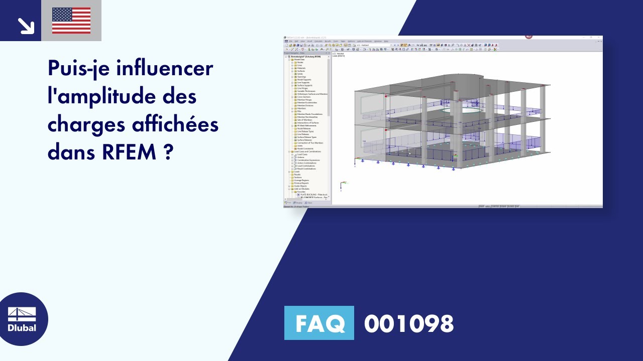 [FR] FAQ 001098 | Puis-je influencer l&#39;amplitude des charges affichées dans RFEM ?