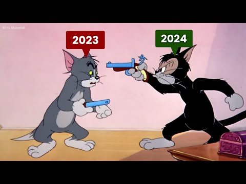 Happy New Year 2024 funny meme ~ Tom and Jerry || Edits MukeshG