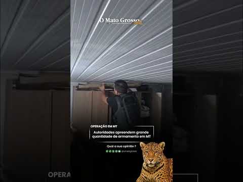 Autoridades apreendem grande quantidade de armamento em MT