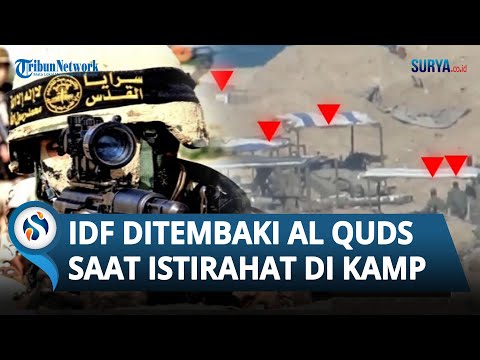 [FULL] DETIK-DETIK Tentara Israel & Tank Ditembaki Al Quds dari Belakang saat Istirahat di Kamp