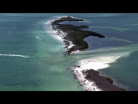 Honeymoon Island has split into two islands