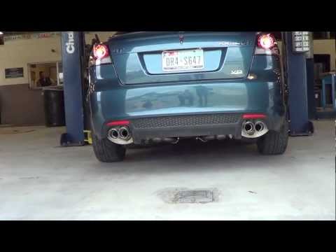 Pontiac G8 GT Corsa Start up and Rev