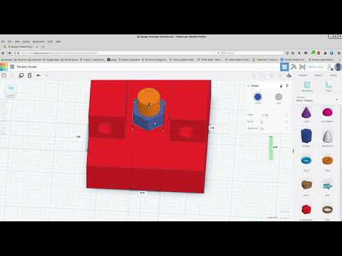 How to Install and Counter Sink a Hex Nut Into a 3D Printed Part