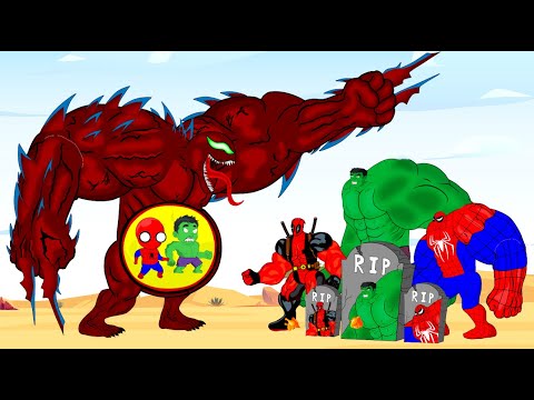 Rescue SUPERHEROES HULK Family & SPIDERMAN, DEADPOOL3, VENOM: Returning from the Dead SECRET - FUNNY