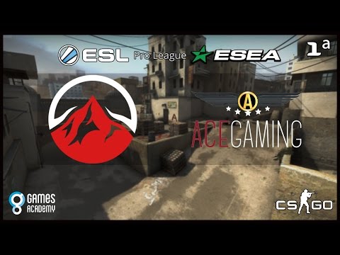 ESL ESEA Pro League - eLevate vs. ACE Gaming (Dust 2) - Narração PT-BR