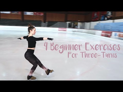 4 Beginner Exercises For Three Turns || How To Figure Skate