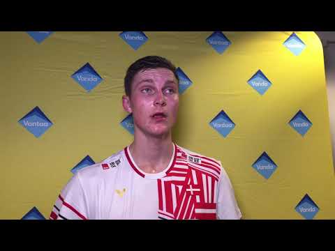 Viktor Axelsen on playing slow conditions and young Finnish prospect Joakim Oldorff