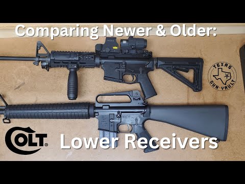 Comparing the differences between newer and older Colt AR-15 lowers