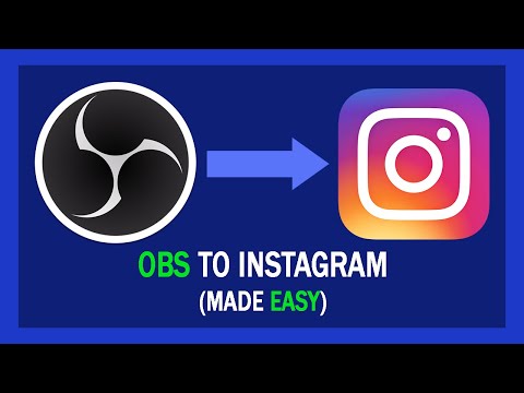 How To Live Stream On INSTAGRAM Using OBS (Free + Easy)
