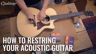 How to correctly restring your acoustic | Guitar.com DIY