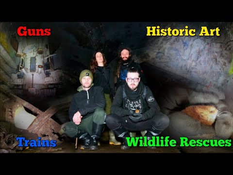 Return to the maginot line France! Abandoned bunker Guns,Trains,ammunition,paintings,wildlife rescue