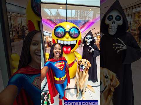🤪Evolution of Grim Reaper: Grim Reaper in the Mall with selfie adventure🤣#grimreaper  #thestupids