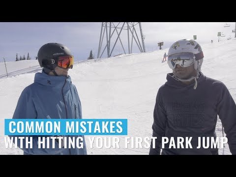 Cноуборд Common Mistakes With Hitting Your First Park Jump