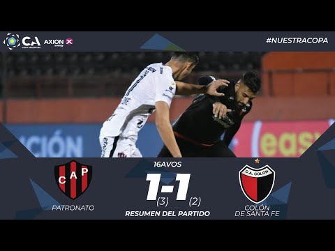 16avos: Patronato 1 (3) - Colón de Santa Fe 1 (2)