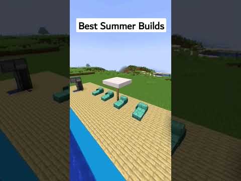 PhonixMC Shorts - Minecraft: Best Summer Build Hacks #shorts