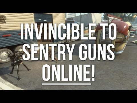 *NEW* Invincible to Sentry Guns ONLINE - Black Ops 2 Multiplayer Glitches