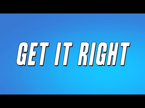 Aretha Franklin - Get It Right (Lyrics)