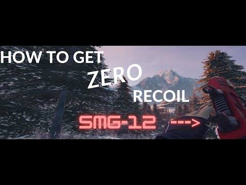 HOW TO GET NO RECOIL ON THE SMG-12 *TUTORIAL*