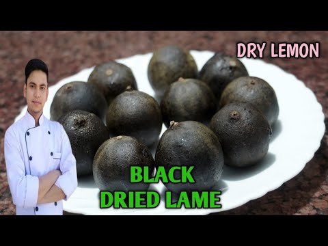 BLACK DRIED LIME /HOMEMADE BLACK DRIED LIME /WITHOUT SUNLIGHT /