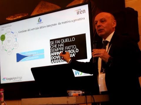 Franco Masenello (BM - IWS), relazione al Convegno su Ricerca Perdite nelle Reti di Acquedotto