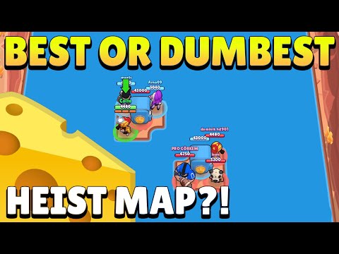 🧀 BEST or DUMBEST HEIST Troll Map?! | Brawl Stars