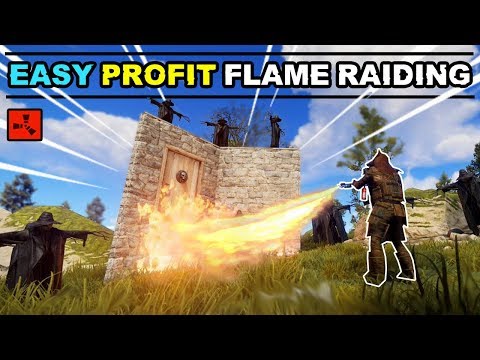 RUST WOOD BASE RAIDS CAN BE EASY PROFIT EARLY WIPE! - RUST SURVIVAL (+ GIVEAWAY)