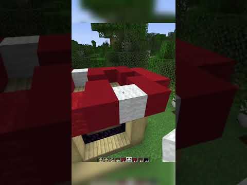 Build Hacks! Un fantastico stile per il portale del Nether Minecraft Vanilla! 😎 #minecraft