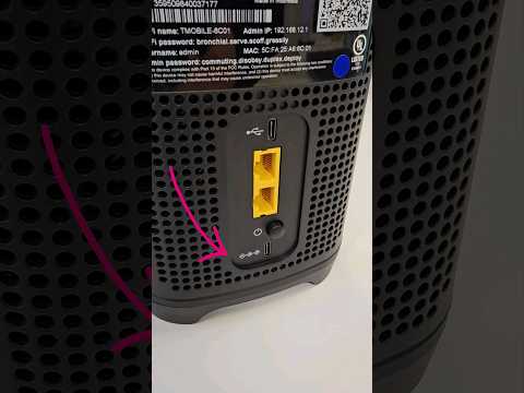The RIGHT Port!  T-Mobile Internet How To #tmobile #tmobileinternet #howto
