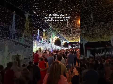 CASA MAIS ILUMINADA DO BRASIL É ACESA EM BLUMENAU | SANTA CATARINA