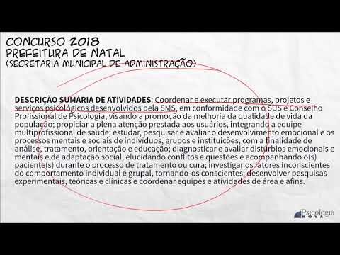 Análise do Edital da Prefeitura do Natal (COMPERVE)