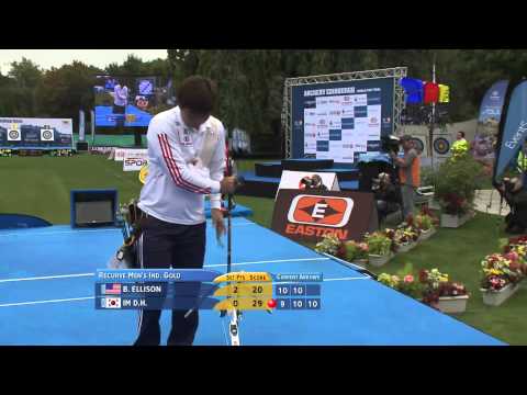 Im Dong-Hyun v Brady Ellison – recurve men gold final | Edinburgh 2010 Archery World Cup Final