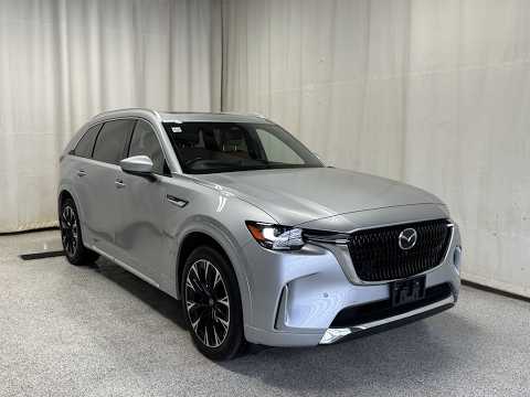2024 Mazda CX-90 MHEV Signature AWD in Silver for sale at Park Mazda in Sherwood Park, AB