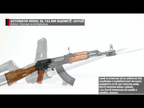 Automatik model 56, 7.62 mm bajonetë shtizë - Muzeu i Forcave të Armatosura