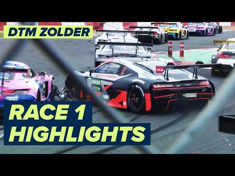 Crazy start at Race # 1 | DTM Zolder Race 1 | Highlights