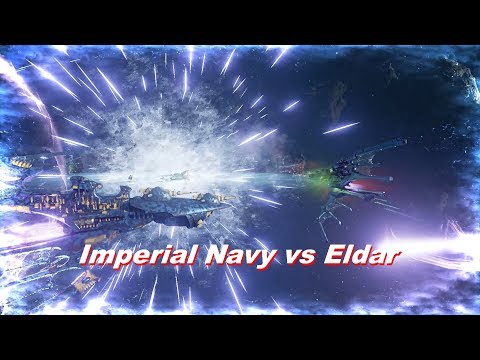 Imperial Navy vs Eldar! Rank 166, Heroic Difficulty, 1500 Points - Battlefleet Gothic Armada