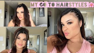 3 EASY HAIRSTYLES | BACK TO SCHOOL, DATE NIGHT, INTERVIEW, ETC…